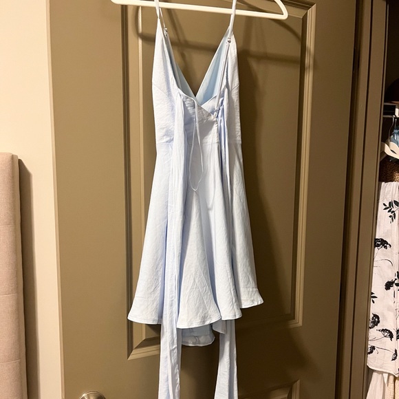 Baby Blue Mini Dress - Picture 6 of 7